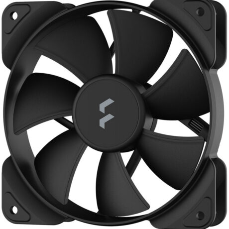 Ventoinha 120mm Design Aspect 12 2000RPM 4 Pinos PWM (Preta) - FRACTAL
