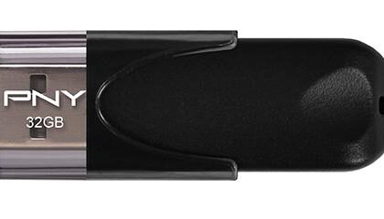 Pen Drive Attaché 32GB Type-A USB 2.0 (Preto) - PNY