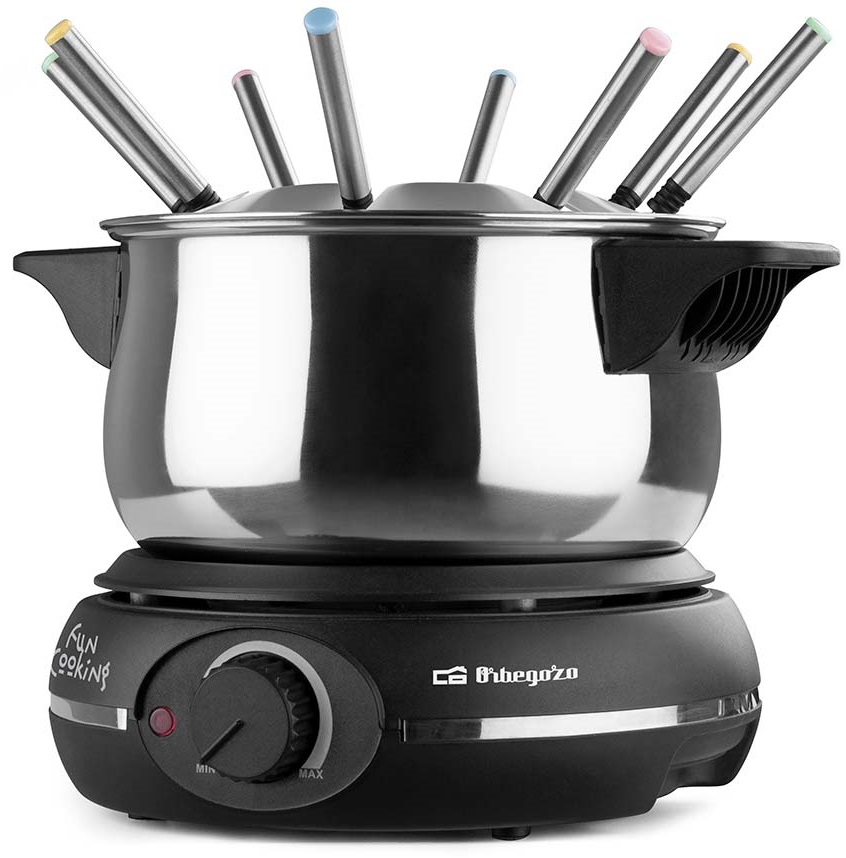 Fondue Elétrico 1500W 1,4L (Inox) - ORBEGOZO