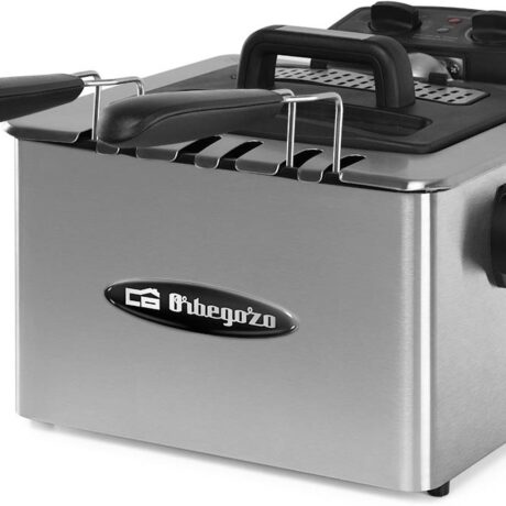 Fritadeira Eléctrica Dupla FDR 55 4.5L 2180W (Inox) - ORBEGOZO