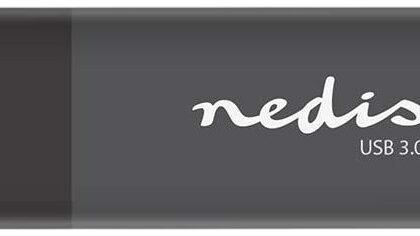 Pen Drive USB 3.0 32GB (Preto) - NEDIS