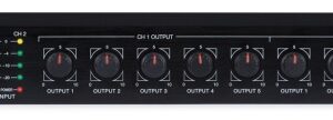 Distribuidor ?udio 1 Entrada Mono - 10 Sa?das Mono / 1 Entrada St?reo - 5 Sa?das Stereo - FONESTAR