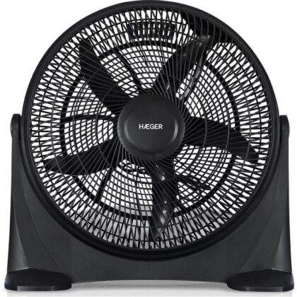 Ventoinha Chão 90W Preto (50cm) - HAEGER