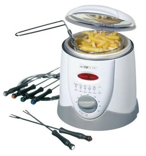 Fritadeira e Fondue FFR 2916 1L 900W - CLATRONIC