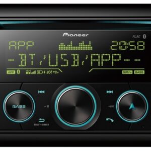 Auto Rádio CD 2DIN RDS AM/FM 4x 50W MOSFET USB/AUX/BLUETOOTH - Pioneer