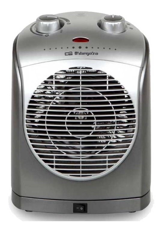 Aquecedor Termoventilador (Oscilante) 2200W (Cinza) - ORBEGOZO