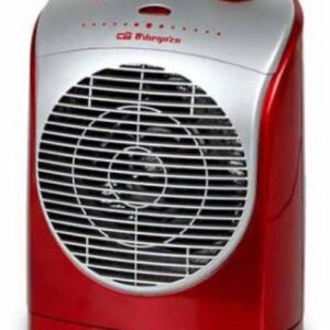 Aquecedor Termoventilador Oscilante 2200W (Vermelho/Prateado) - ORBEGOZO