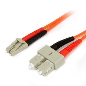 Cabo de Fibra Ótica LC SC Laranja (1 m) - STARTECH
