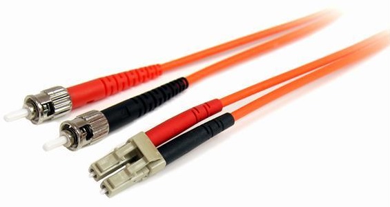 Cabo de Fibra Ótica LC ST Laranja (2 mts) - STARTECH