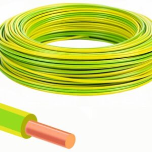 Bobine Fio V 2,5mm (Verde/Amarelo) - 100 mts