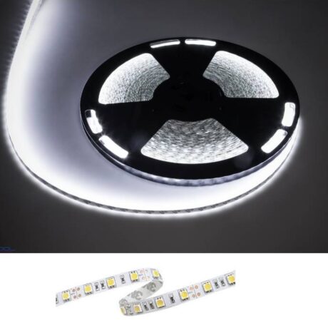 Fita 1500 LEDs SMD5050 Flexivel IP65 Branco Frio 12V - 25 mts