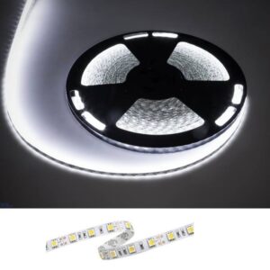 Fita 1500 LEDs SMD5050 Flexivel IP65 Branco Frio 12V - 25 mts