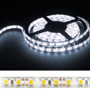 Fita 600 LEDs SMD2835 Flexivel IP65 Branco Frio 12V - 5 mts