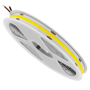 Fita de LED Linha COB 24V 10W/m Branco Q. 3000K 960Lm/m - 10 mts
