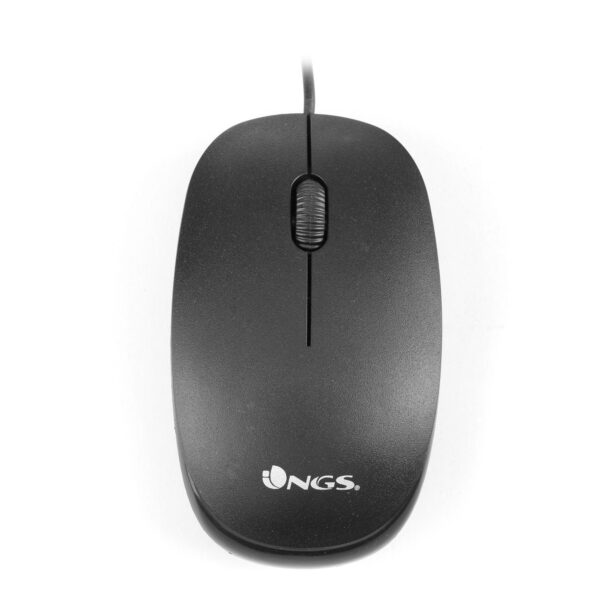 Rato Óptico USB 1000DPI (Preto) - NGS