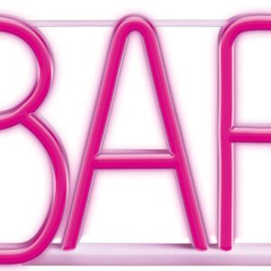 Luz Decorativa LED Neon Rosa BAR - FOREVER