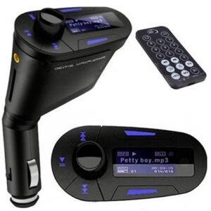 Transmissor Auto LCD FM c/ MP3-SD-USB e Comando