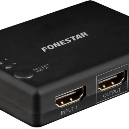 Seletor HDMI 5 Entradas / 1 Sa?da UHD 4K@60Hz - FONESTAR