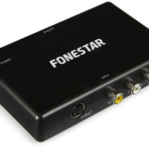 Conversor Vídeo Composto/S-vídeo e Áudio p/ HDMI - FONESTAR