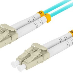 Cabo de Fibra Ótica LC/UPC-LC/UPC Turquesa (1 mts) - LANBERG