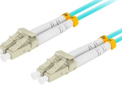 Cabo de Fibra Ótica LC/UPC-LC/UPC Turquesa (1 mts) - LANBERG