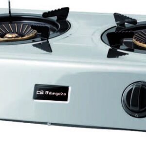 Fogão a Gás (2 Bicos) INOX 7700W USO EXTERIOR - ORBEGOZO