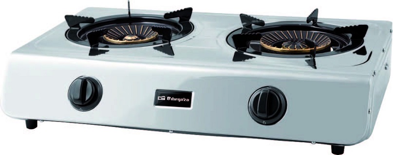 Fogão a Gás (2 Bicos) INOX 7700W USO EXTERIOR - ORBEGOZO