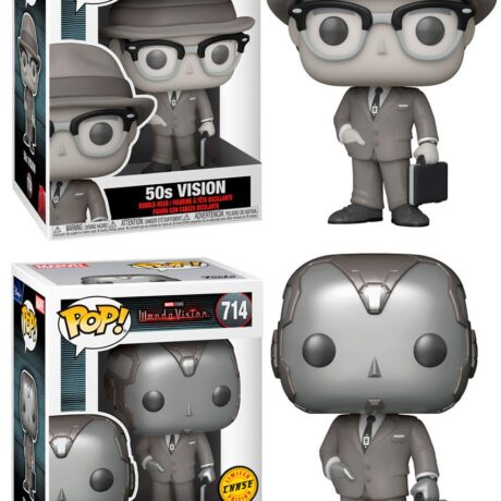 Figura Pop! Marvel WandaVision 50s Vision 5 - 1 Chase - FUNKO
