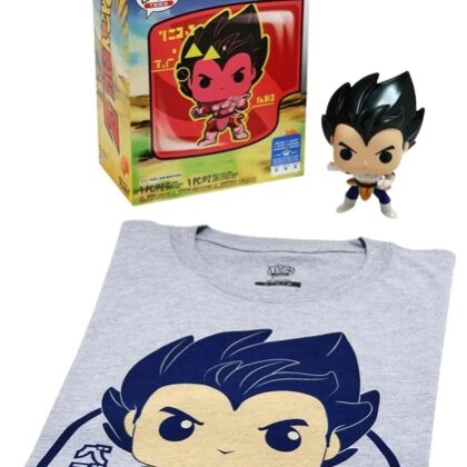Figura Pop! Vegeta Dragon Ball Z c/ Camisola Tamanho S - FUNKO