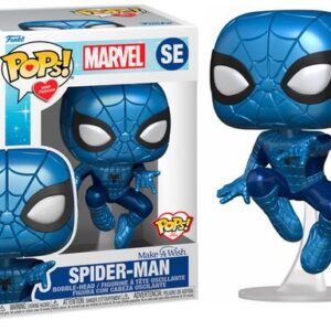 Figura Pop! Spiderman Metallic Marvel Make a Wish - FUNKO