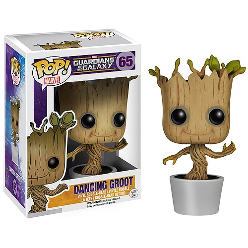 Figura Pop! Dancing Groot Marvel Guardiões da Galáxia - FUNKO