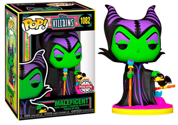 Figura Pop! Maleficient (Blacklight) Disney Villains - FUNKO