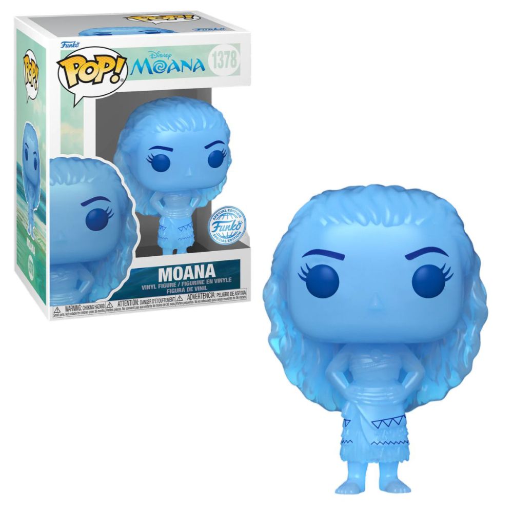Figura Pop! Moana Azul Translúcido - FUNKO