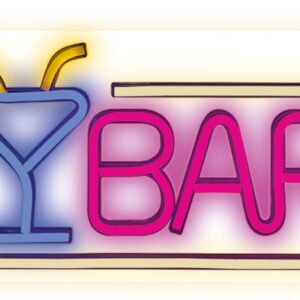 Luz Decorativa LED Neon Multicor BAR - FOREVER