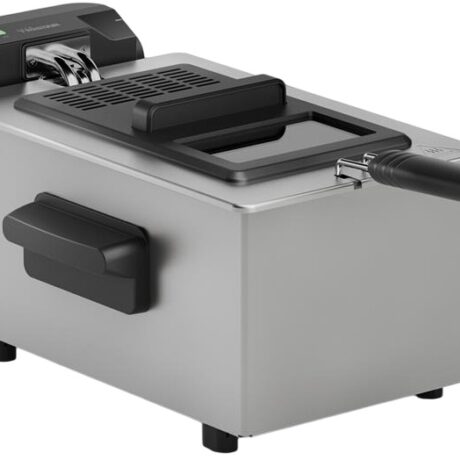 Fritadeira Elétrica 3L 2000W c/ Janela de Visualização (Prateado) - TRISTAR