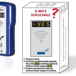 Frequêncimetro Digital LCD Portátil 433MHz - JOLLYLINE 433 TEST