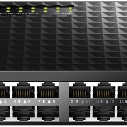 Switch de Rede 16 Portas 10/100Mbps UnManaged - CUDY