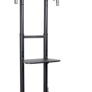 Suporte de Ch?o Rams?s c/ Rodas p/ Ecr?s 37~ 70 (Preto) - TOOQ