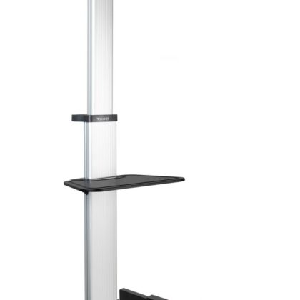 Suporte de Chão Portátil p/ TV 50Kg 37 a 86 (Preto/Prateado) - TooQ