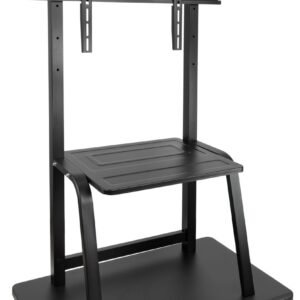 Suporte de Chão Amovível p/ TV 37 a 100 Máx. 150Kg (Preto) - TOOQ