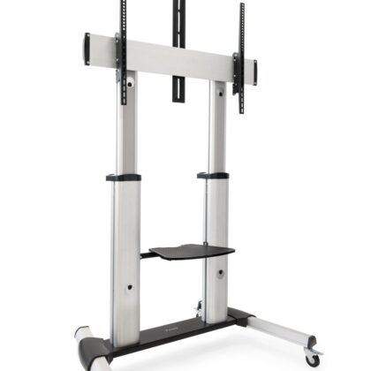 Suporte Amovivel de Chão TV 60-100 Partenon Máx. 100Kg (Prateado) - TOOQ