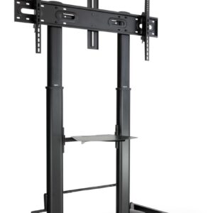 Suporte de Ch?o Amov?vel Zeus p/ TV 60 a 100 M?x. 100Kg (Preto) - TOOQ