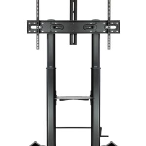 Suporte de Ch?o Amov?vel Zeus p/ TV 60 - 100 M?x.100kg (Preto) - TOOQ