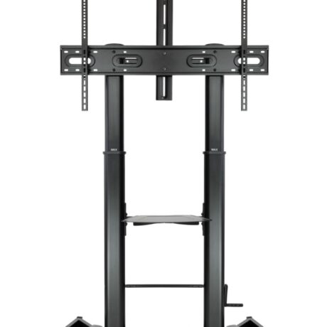 Suporte de Chão Amovível Zeus p/ TV 60 - 100 Máx.100kg (Preto) - TOOQ