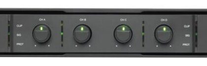 Amplificador PA FSD-4500E 100V 4 Canais 1600W - FONESTAR