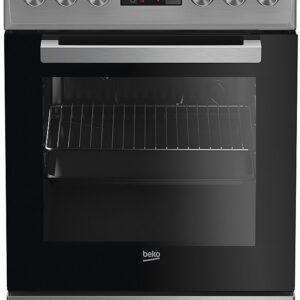 Fogão Elétrico 4 Zonas + Forno 55L (Inox) - BEKO