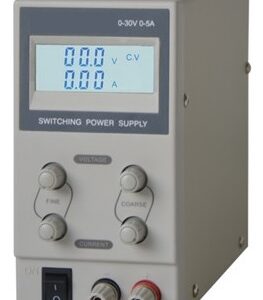 Fonte Alimentação Regulável 0~30V 0~5A c/ Visor LCD