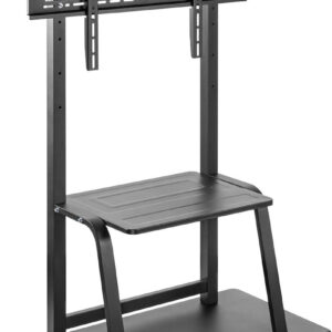 Suporte de Ch?o c/ Rodas p/ TV 150Kg 37-100 (Preto) - AISENS