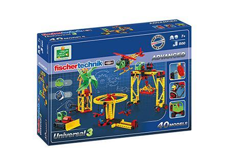 Conjunto de Construção Universal 3 (40 Modelos) - FISCHERTECHNIK