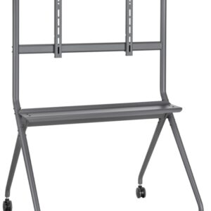 Suporte Amovível de Chão p/ TV 50~86 c/ Bandeja - AISENS
